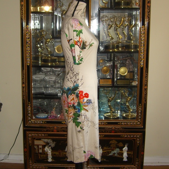 ZARA ORIENTAL PRINT DRESS M - Picture 3 of 7